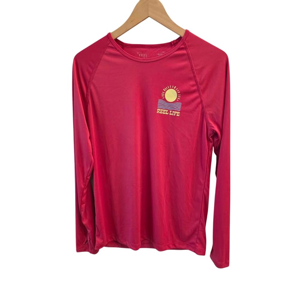 NWOT Reel Life Jax Beach Long Sleeve UV Shirt - Size Large